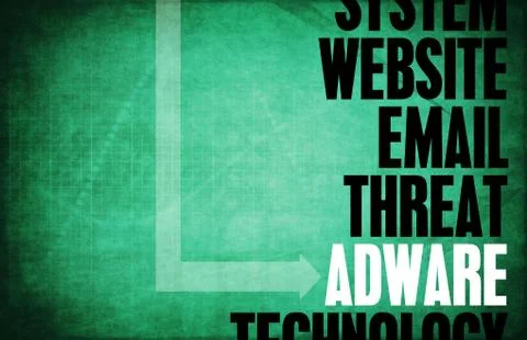 Adware Stock Illustration