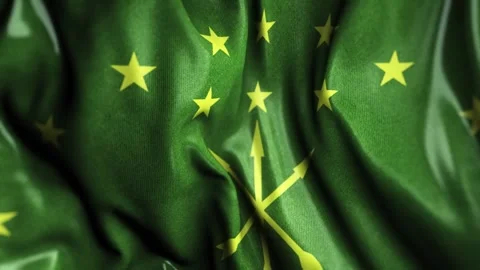 Adygea WAVING FLAG Stock Footage 321015113