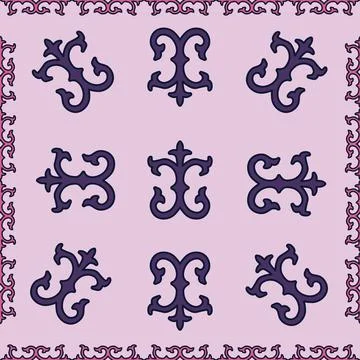 Adyghe pattern. Stock Illustration