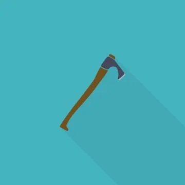 Adz flat icon.  Editable and design suitable  illustration. Stock Illustration