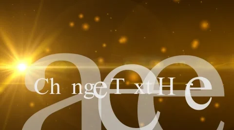 AE Template with animated text and media Catálogo de After Effects