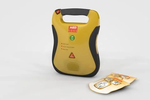 AED Defibrillator Stock Illustration