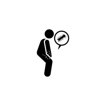 Aedes, virus, man icon. Element of aedes mosquito and dengue icon. Premium Stock Illustration