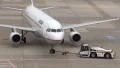 Aegean Airlines plane push-back HD Footage