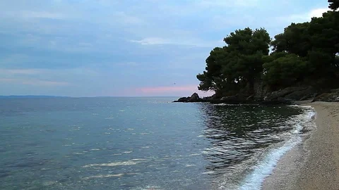 Aegean coast on sunset Stock-Footage 97181507