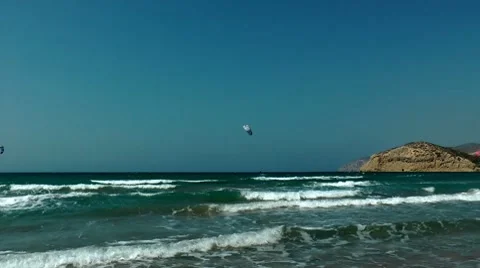 Aegean sea shore Stock Footage 8831389