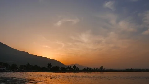 Aegean Sunrise in the Spring Video stock 91239114