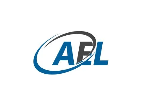 AEL logo, design, vector illustration Stock Illustration