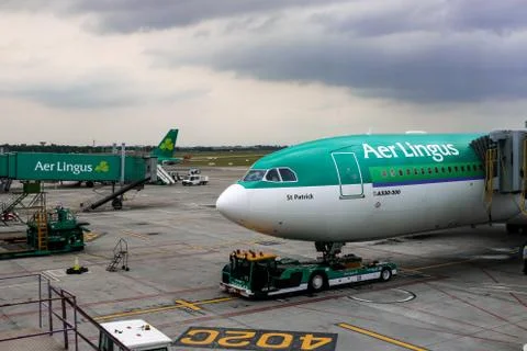Aer lingus plane Stock Photos