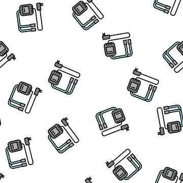 Aerator aquarium fish vector seamless pattern Illustrazione stock