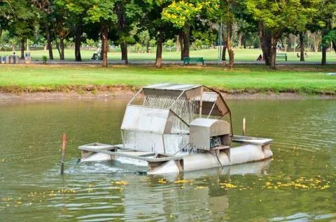 Aerator machine Stock Photos