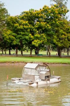 Aerator machine Foto stock