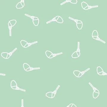 Aerator wine line vector seamless pattern Stock Illustration