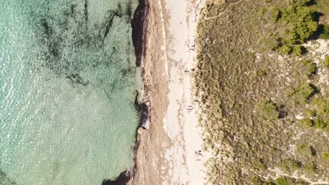 Aerea de playa de menorca Vidéo 153236684
