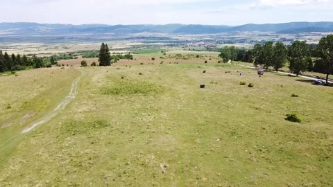 Aereal Drone Shot Flatlands Video stock 236534775