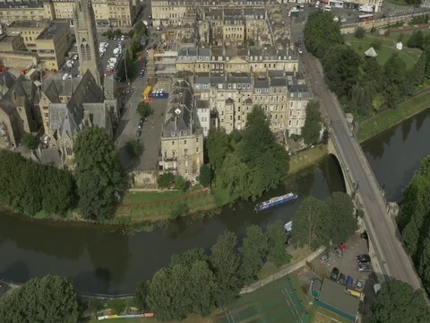 Aerial 10 of Bath, UK Stock Footage 78218751