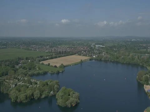 Aerial 10 of Maidenhead, UK Stock Footage 80229457