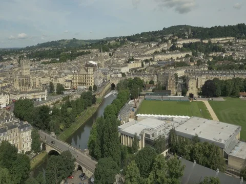 Aerial 17 of Bath, UK Stock Footage 78219332