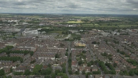 Aerial 2 of Doncaster, UK Stock Footage 79797783