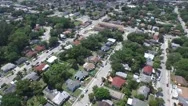 Aerial 2 Of Urban Neighborhood Anywhere Usa 4K Stock Footage