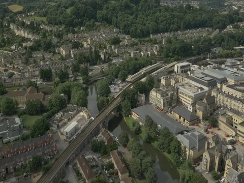 Aerial 20 of Bath, UK Stock Footage 78219630