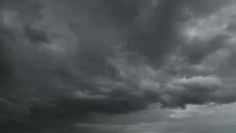 Aerial 360 degree panoramic view of dark storm clouds. Stock Footage 340565295