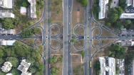 Aerial 4 Leaf Clover Urban Design Brasília - Df Stock Footage