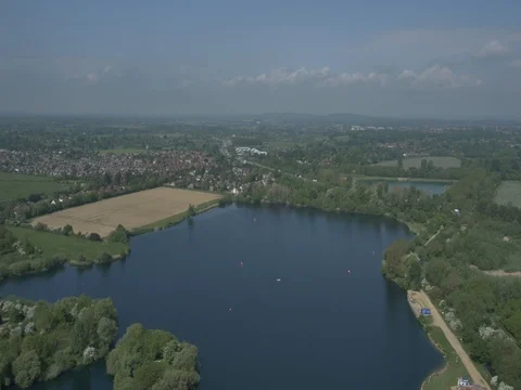 Aerial 4 of Maidenhead, UK Stock Footage 80229158
