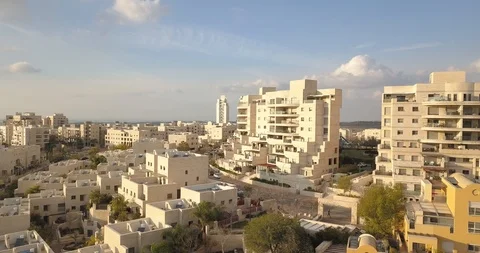 Aerial 4K building Stock Footage 86140170