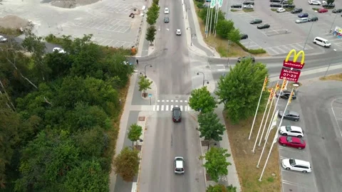 Aerial 4K Car Tracking Stock Footage 137944632