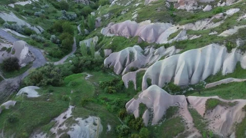 Aerial 4K Drone Flight Over Pigeon Valley with Green Volcanic Hills 스톡 동영상 336487080