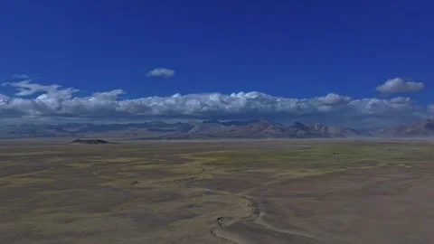 Aerial 4K Drone Time-lapse Thick Rolling Clouds Over Dark Mountain Forest Stock Footage 336858961