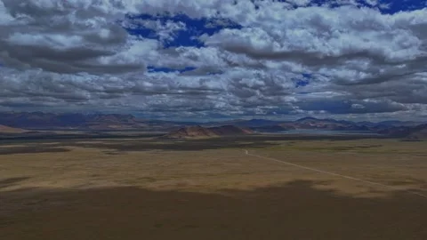 Aerial 4K Drone Time-lapse Dramatic Clouds Over Majestic Plateau Lake Stock Footage 336864446