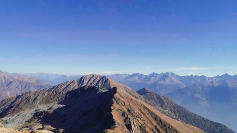 Aerial 4K - Eagle in flight on the alps Stock Footage 97982237