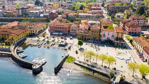 Aerial 4K - Hyperlapse - Colico - Como Lake (IT) Stock-Footage 107903161