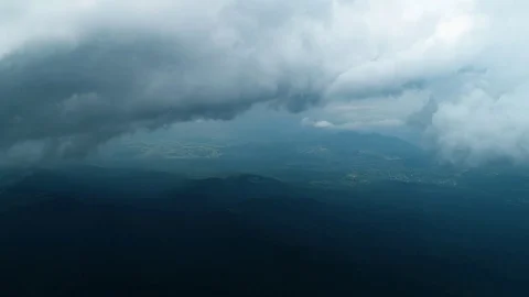 Aerial 4K: Making of storm Stock Footage 78168534