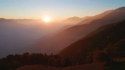 Aerial 4K - Sunset Stock Footage 98003723