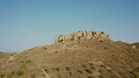 Aerial 4K video from drone to Monte Coronado Malaga.Andalusia,Spain, Stock Footage 247529981