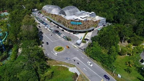 Aerial 4k view from drone of Entopia, Penang, Malaysia. Stock Footage 86288951