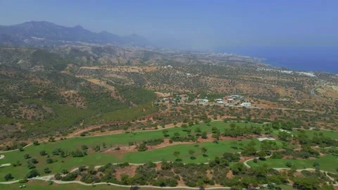 Aerial 4k view of Golf Course in summer sunny day Vídeos de archivo 172436575