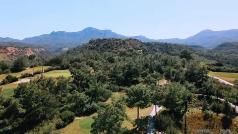 Aerial 4k view of Golf Course in summer sunny day Video stock 172437711