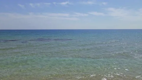Aerial 4k view of Long Beach in Famagusta, North Cyprus 库存影片 172415582