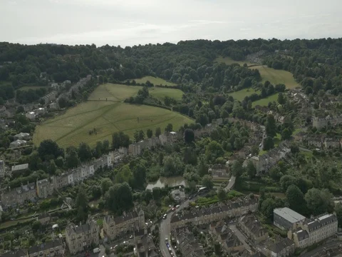 Aerial 5 of Bath, UK Stock Footage 78210966