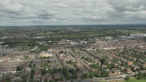 Aerial 5 of Doncaster, UK. Stock Footage 79798992