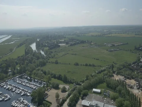 Aerial 5 of Maidenhead, UK Stock Footage 80229157