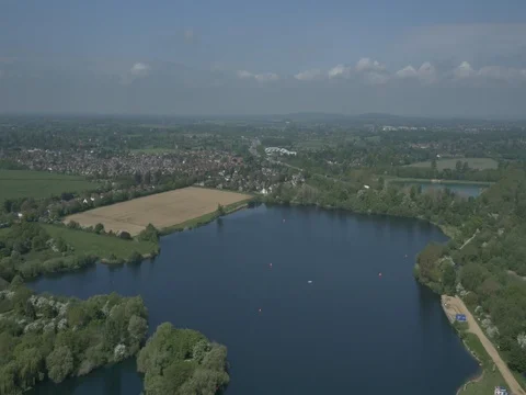Aerial 6 of Maidenhead, UK Stock Footage 80229228