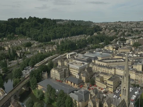 Aerial 7 of Bath, UK Stock Footage 78211176