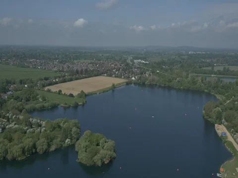 Aerial 7 of Maidenhead, UK Stock Footage 80229373