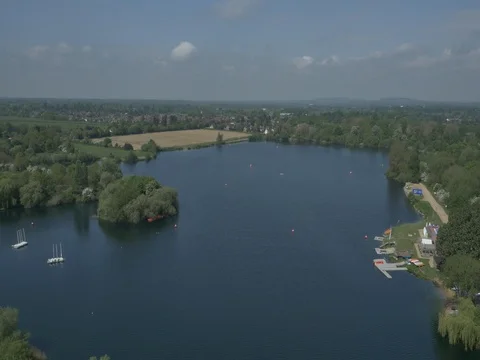 Aerial 8 of Maidenhead, UK Stock Footage 80229311