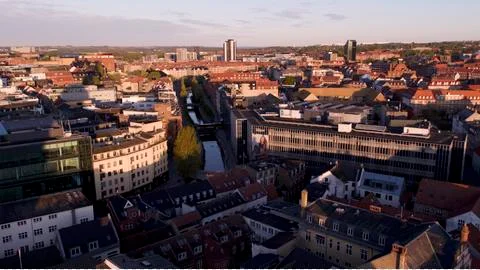 Aerial Aarhus 2 Stock Photos